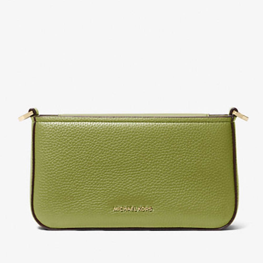 MICHAEL KORS Bryant Sm Pebbled Leather Convertible XBody Pochette
Meadow Green - Picture 4 of 16